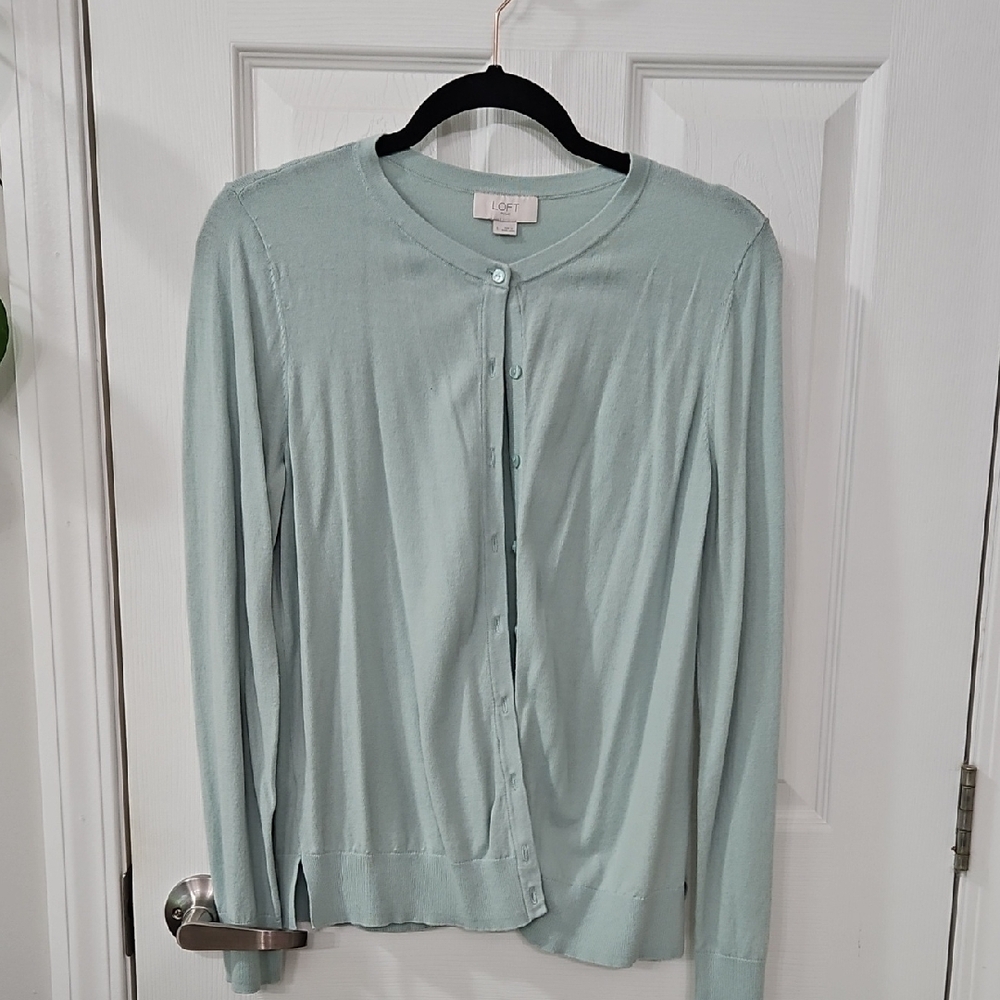 Light Blue Cardigan Sweater